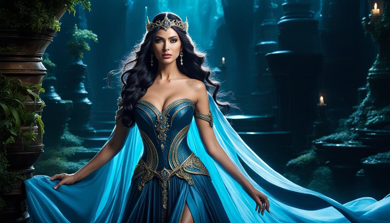 Majestic and Ethereal Sorceress