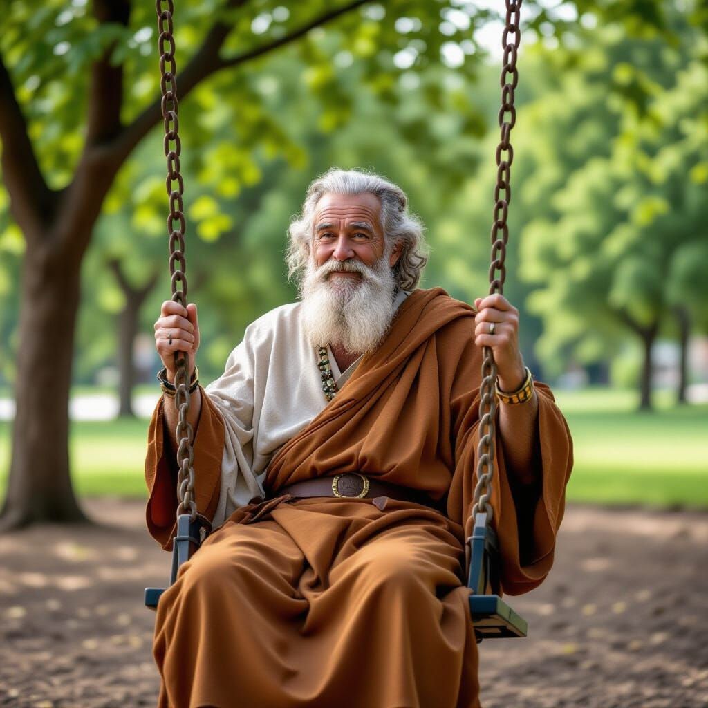 Metusalah Swings: Anachronism in the Playground