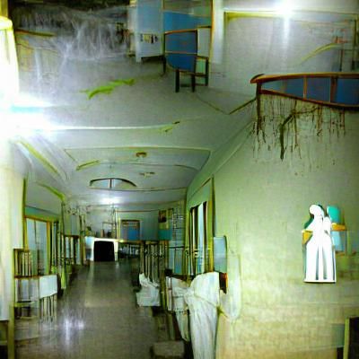 Eerie Abandoned Hospital Interior