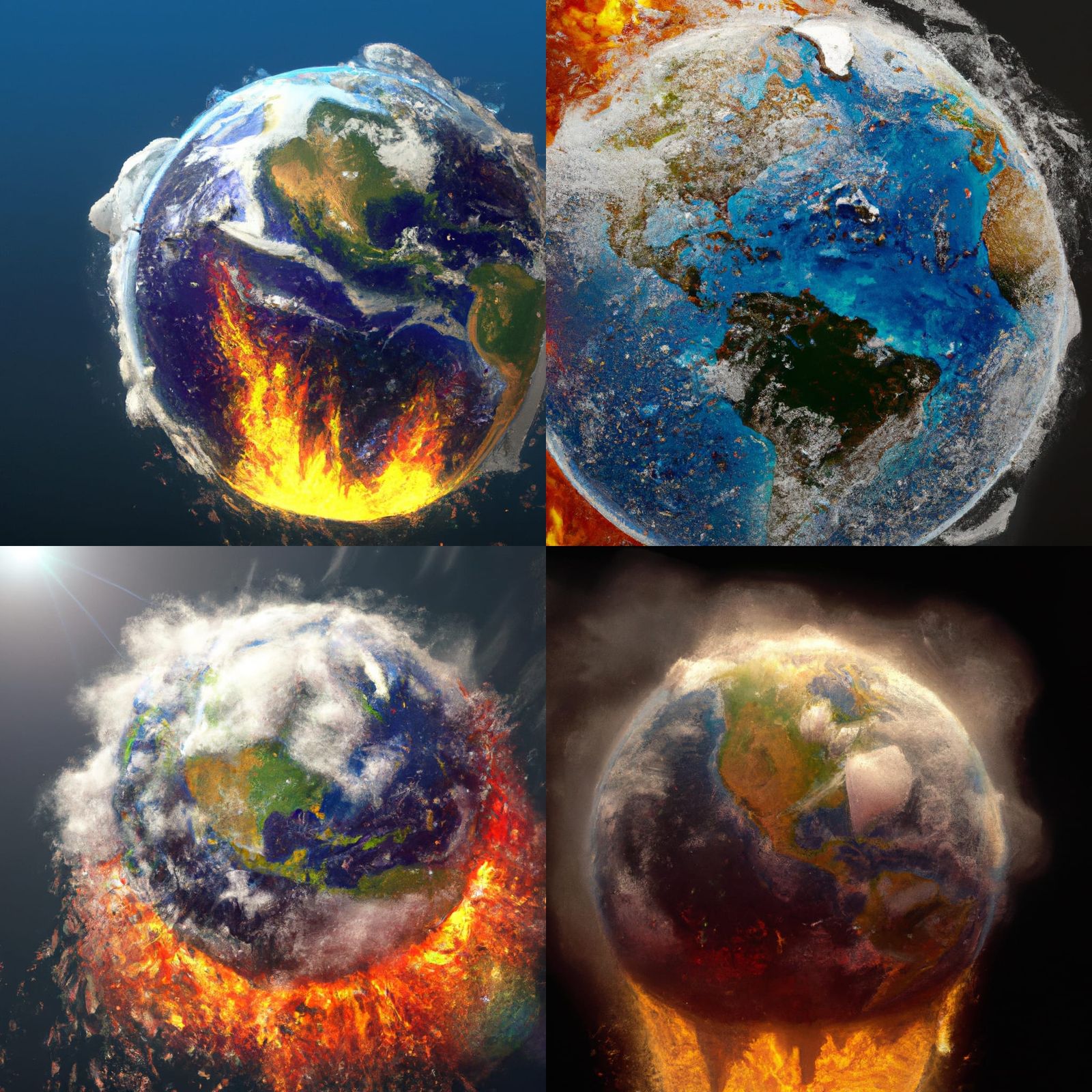 Earth Meltdown: Hyperrealistic Climate Change Catastrophe