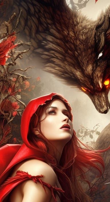 who's afraid of the big bad wolf?  not her