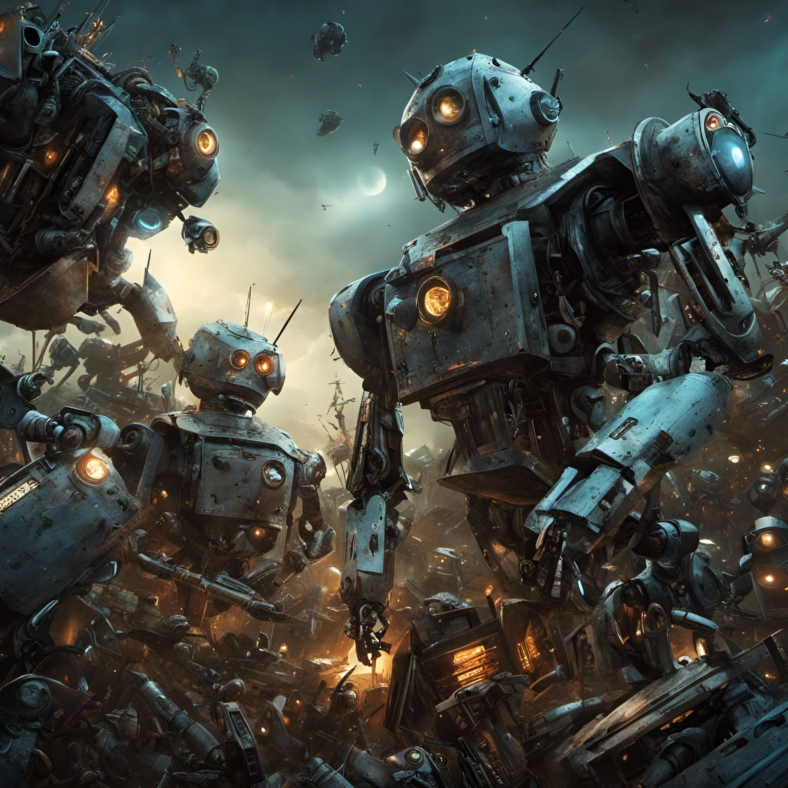 Outdate Robot Graveyard (Continued)