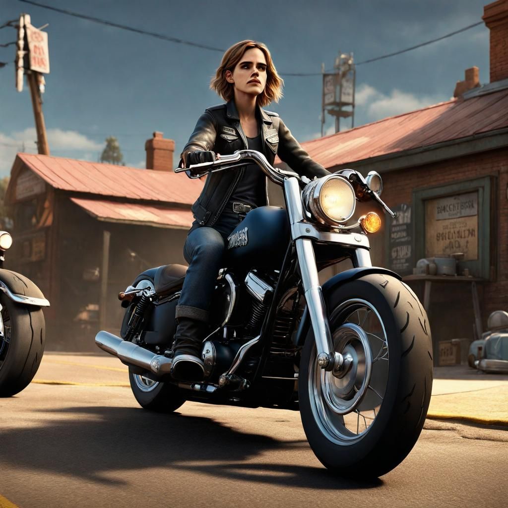 Emma Watson as Pixar Character in Sons of Anarchy