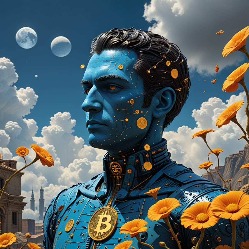 Digital Bitcoin in Mid-Flight, Gold and Silver Splendor