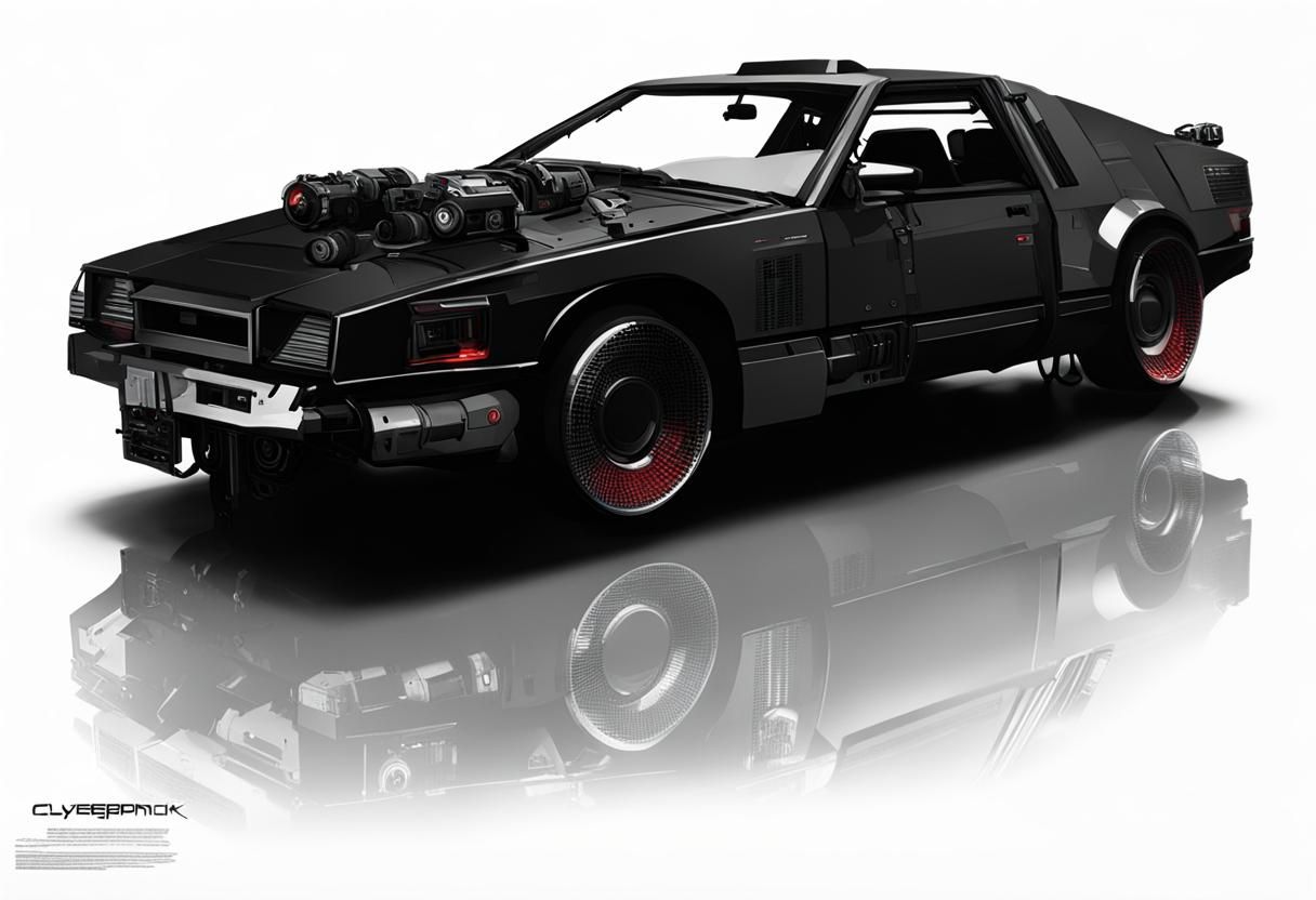 Detailed Cyberpunk Cityscape in Digital Art