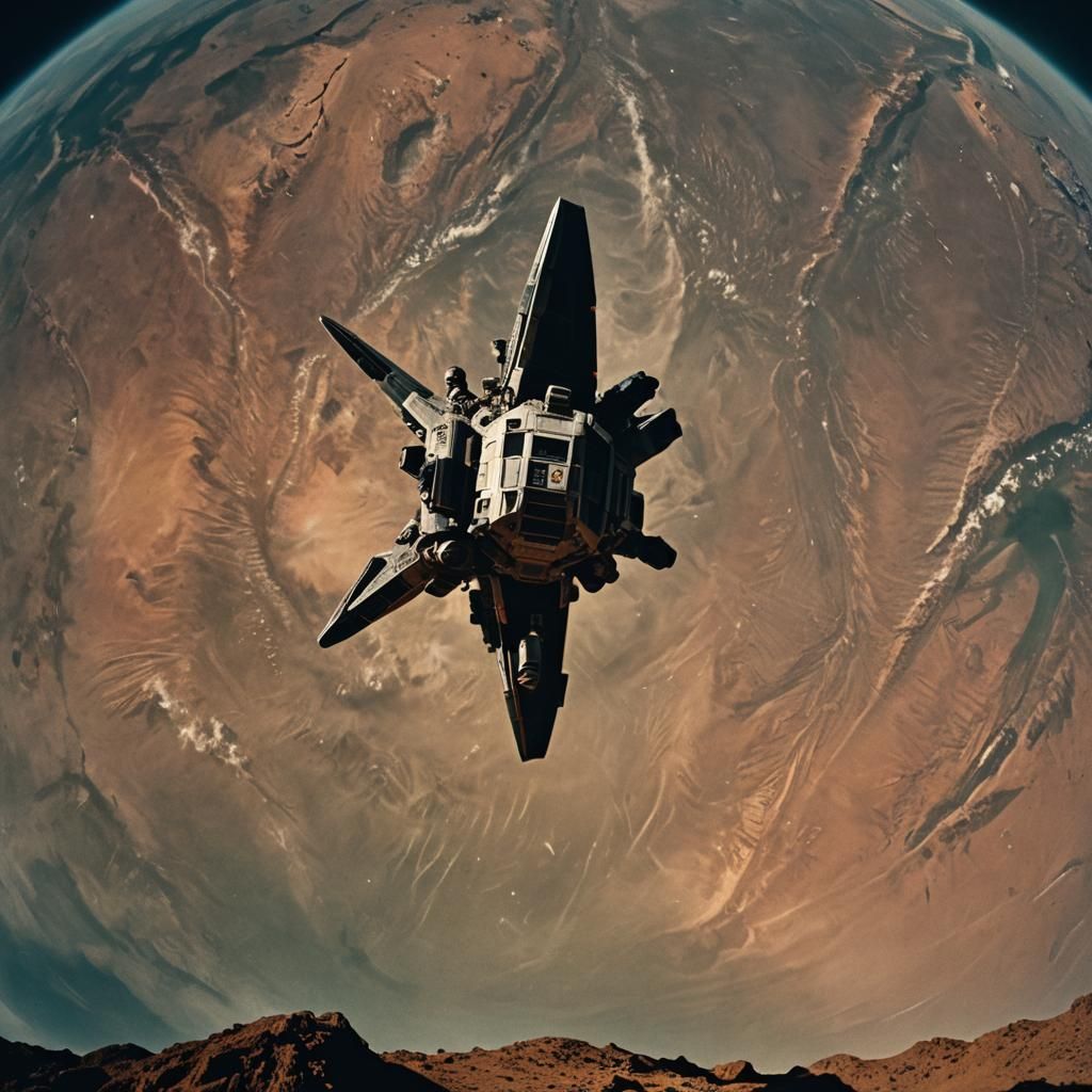 Alien Holds Cube Earth with Skeptical Expression