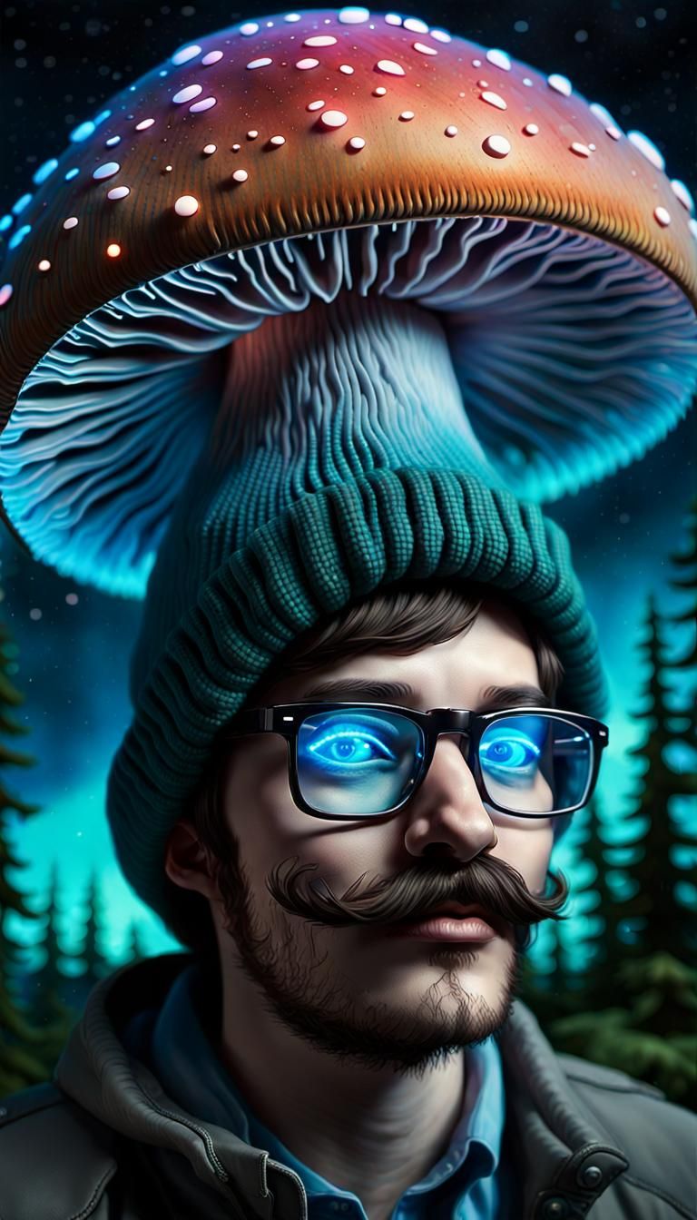 Maxwell, Wearing The Traditional Mushroom Hunting Beanie