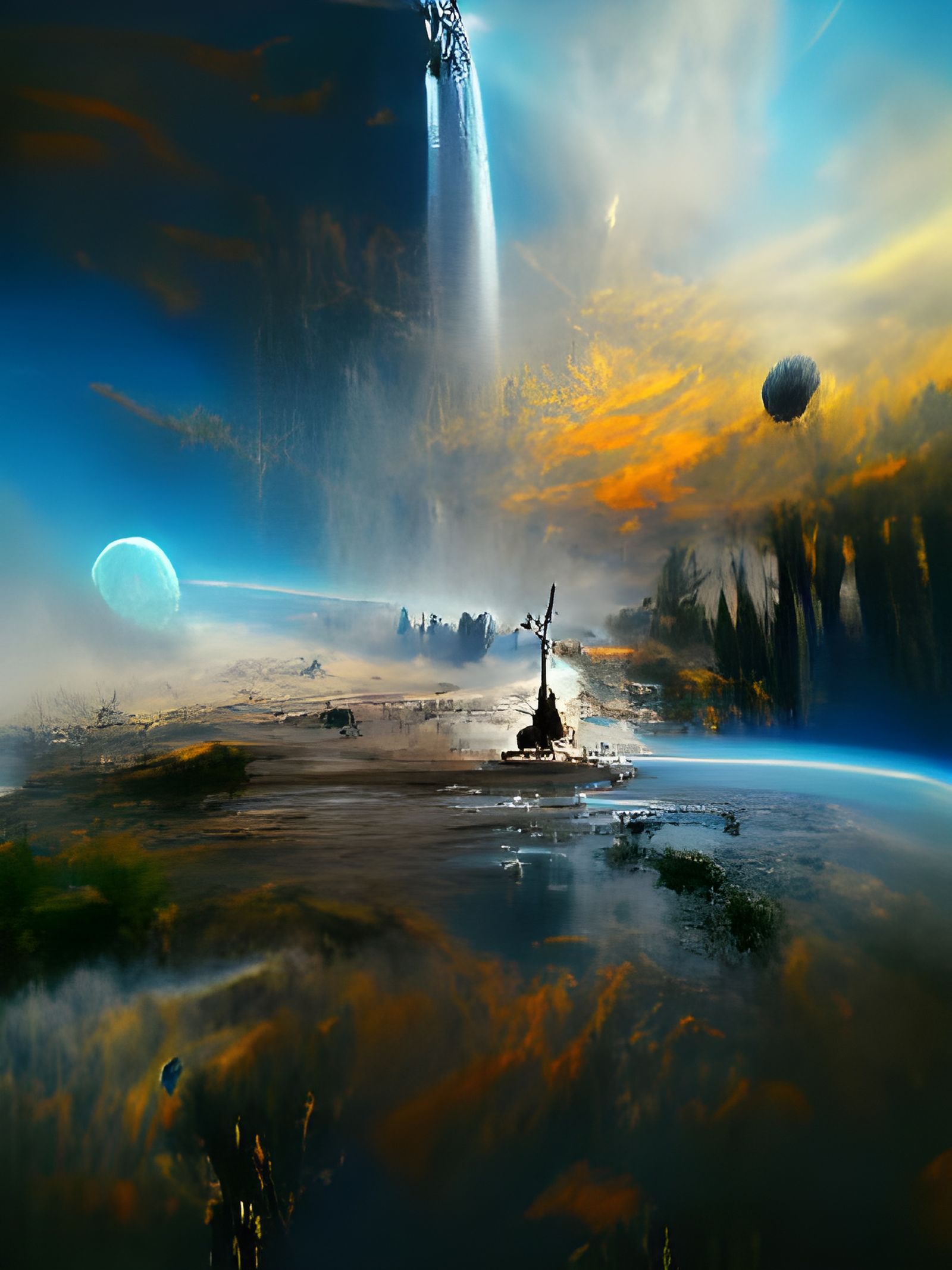 Lonely Last Planet Concept Art in CryEngine