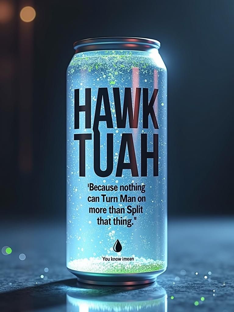 Can of HAWK TUAH