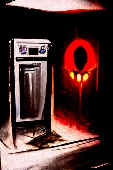Sinister Portal Appears Inside Refrigerator