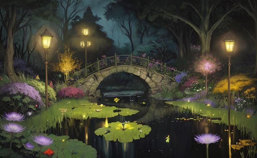 Eerie Fairies in Dark Fantasy Dreamscape