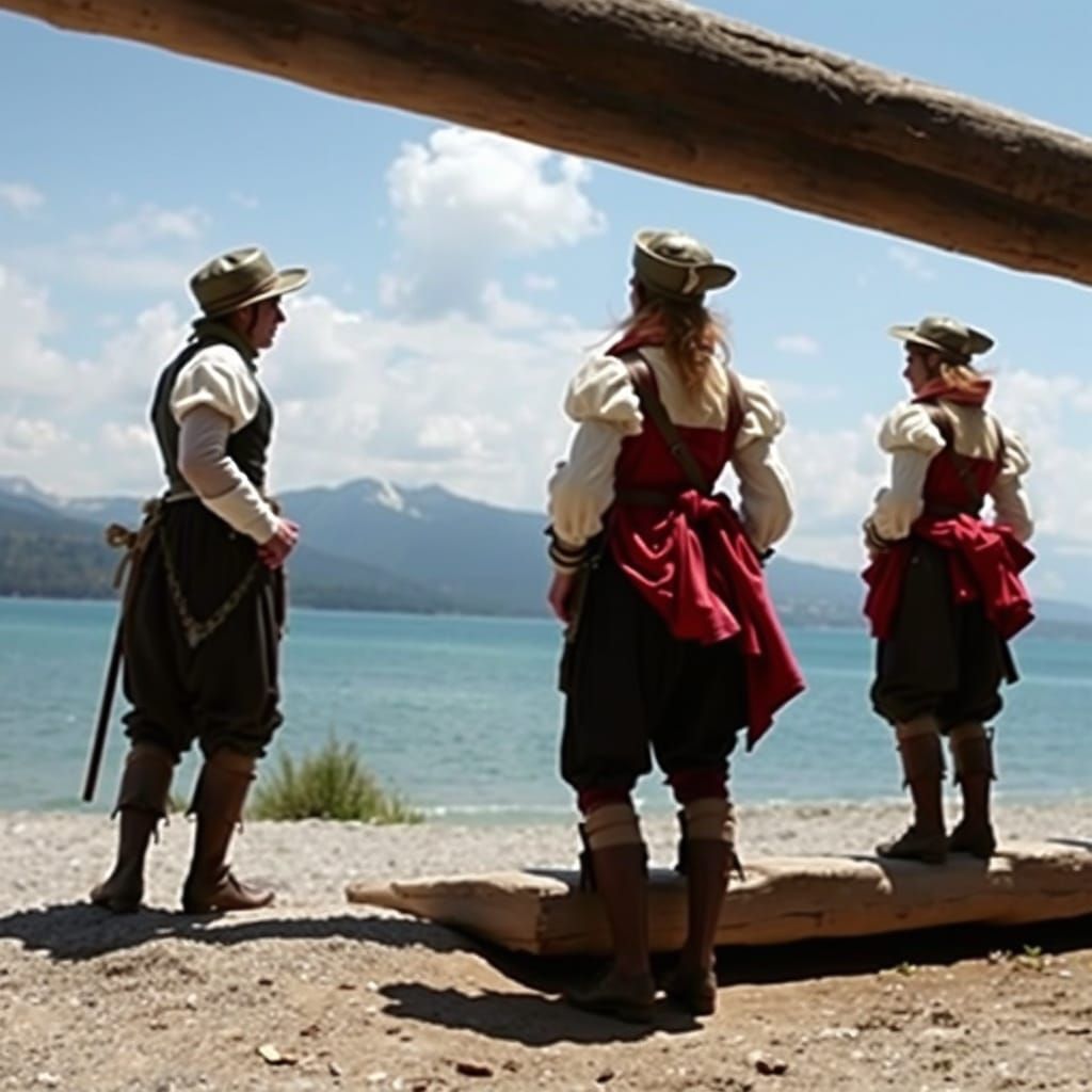 Medieval Linen Clothing in Dürer Style