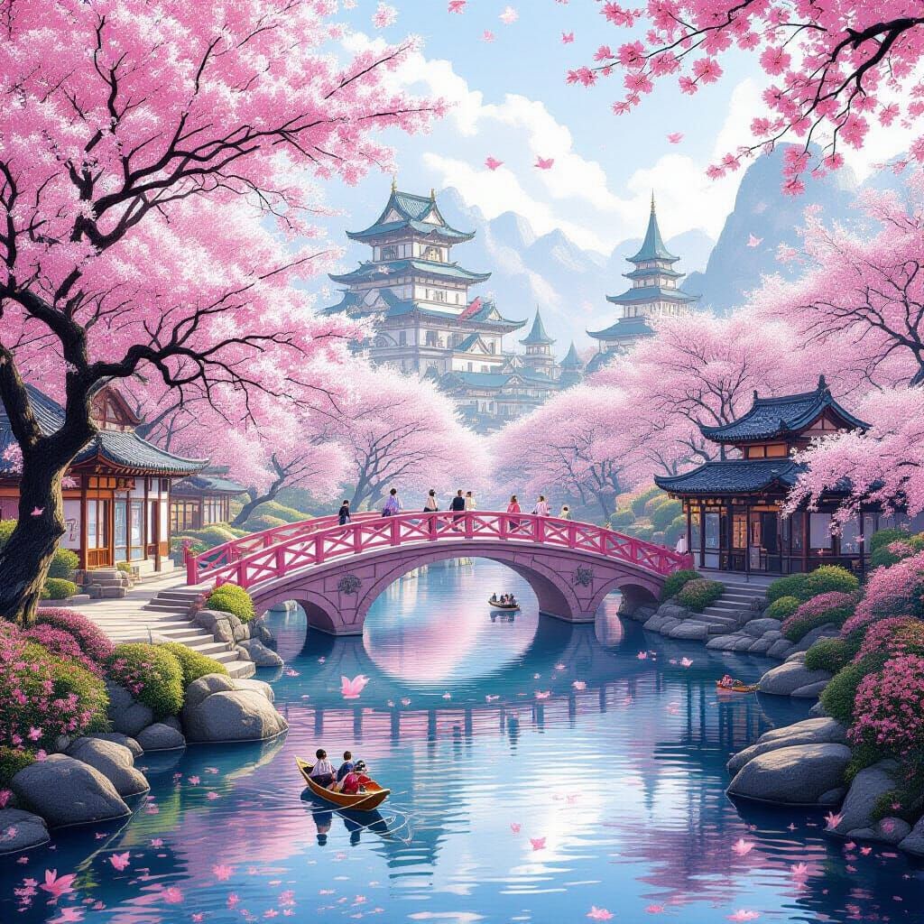 Magical Pink Japanese World
