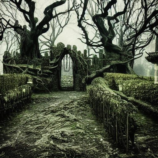 Daily challenge 'creepy gardens'