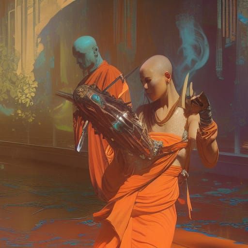Acid Trap and Bass Monk Concept Art