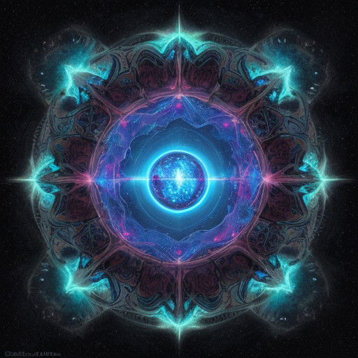 Ethereal Cosmic Entity Embodies Boundless Intelligence