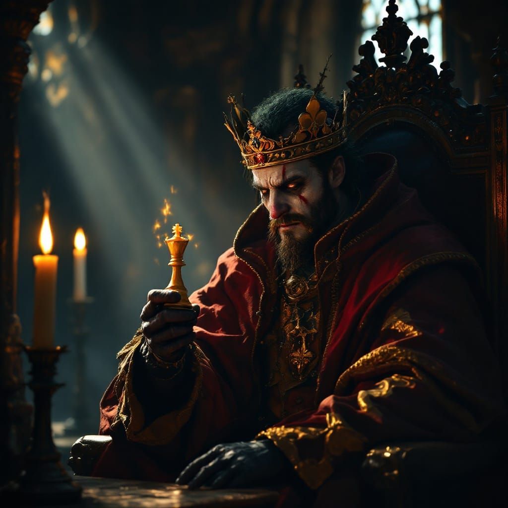 A Medieval Jester's Melancholy: Lost Royalty