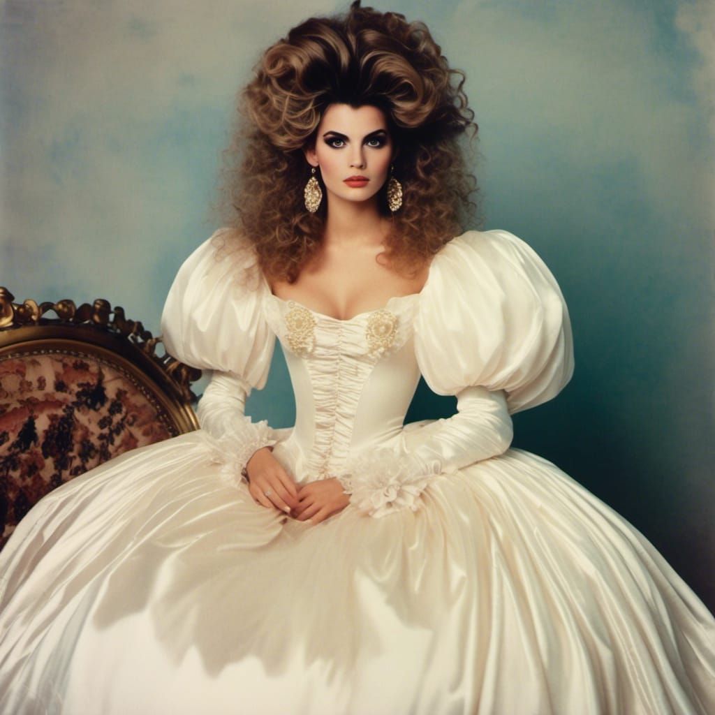 Sarah from Labyrinth in 80s Style Polaroid