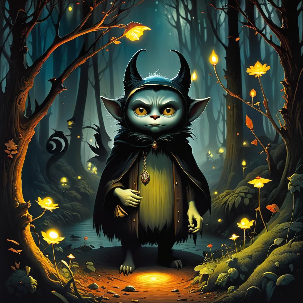 Grimdark Fantasy Art Illustration