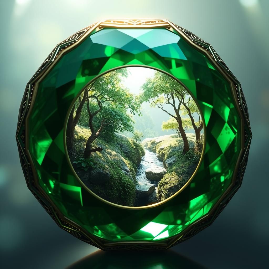 Emerald Ring Reveals a Hidden Miniature Forest