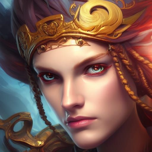 Pirate Queen Portrait in Hyperdetailed Style