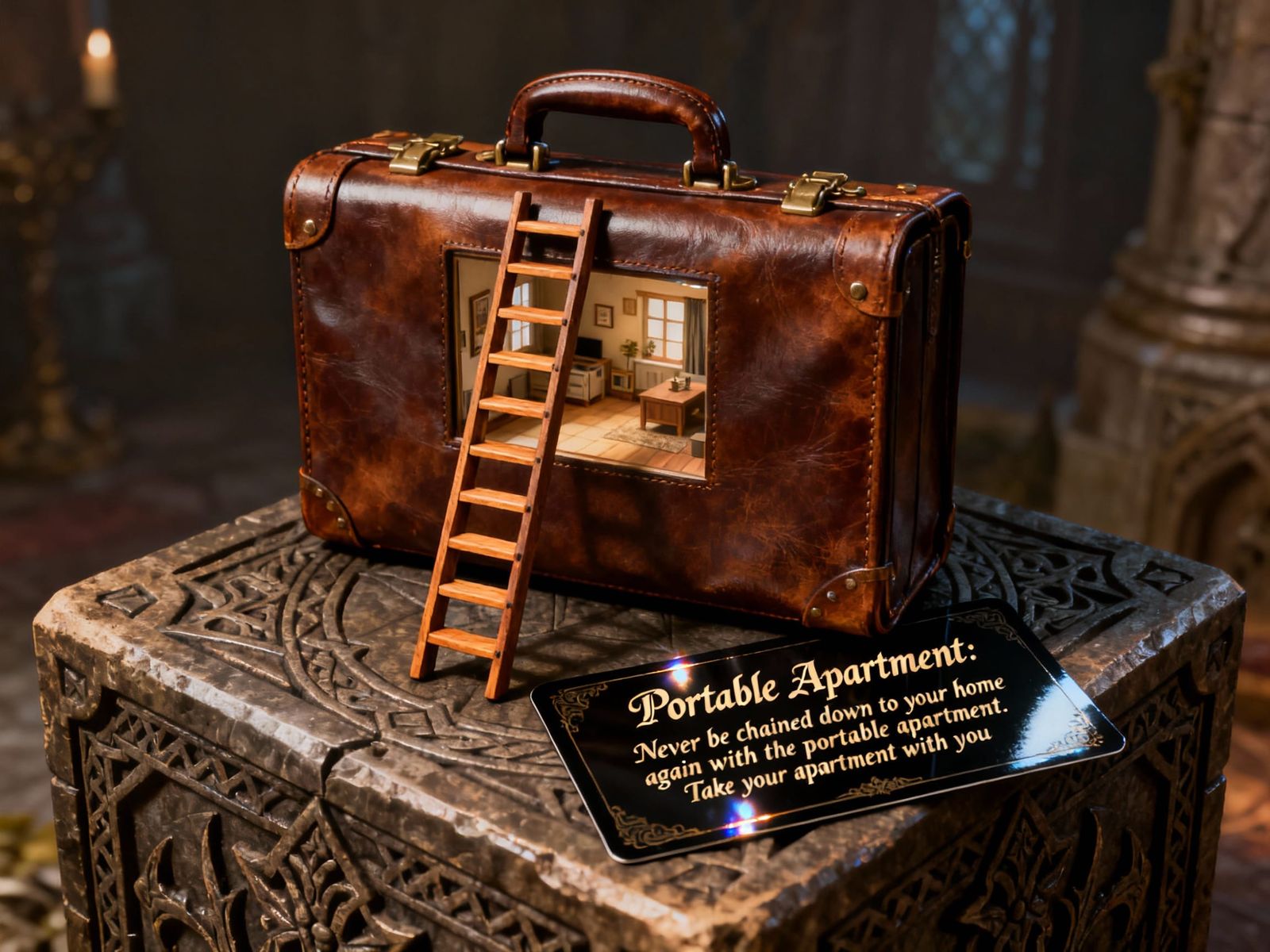 Magical Portable Apartment Briefcase at Auction
