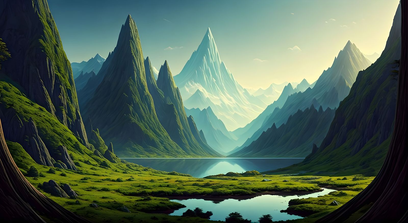 Nature Scene Generated by AI