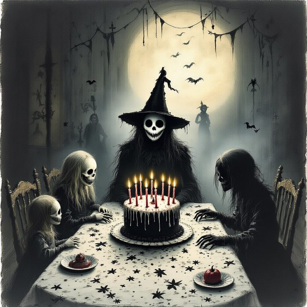 Grimdark Birthday Party in Dutch Golden Age Style