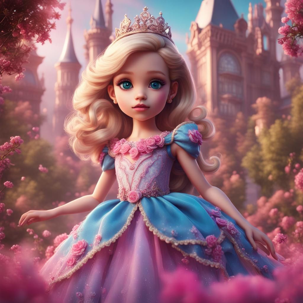 Boy Princess in Detailed Fantasy Concept Art