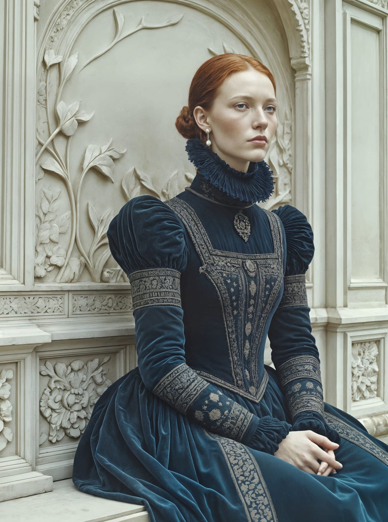 16th Century Woman with Red Hair