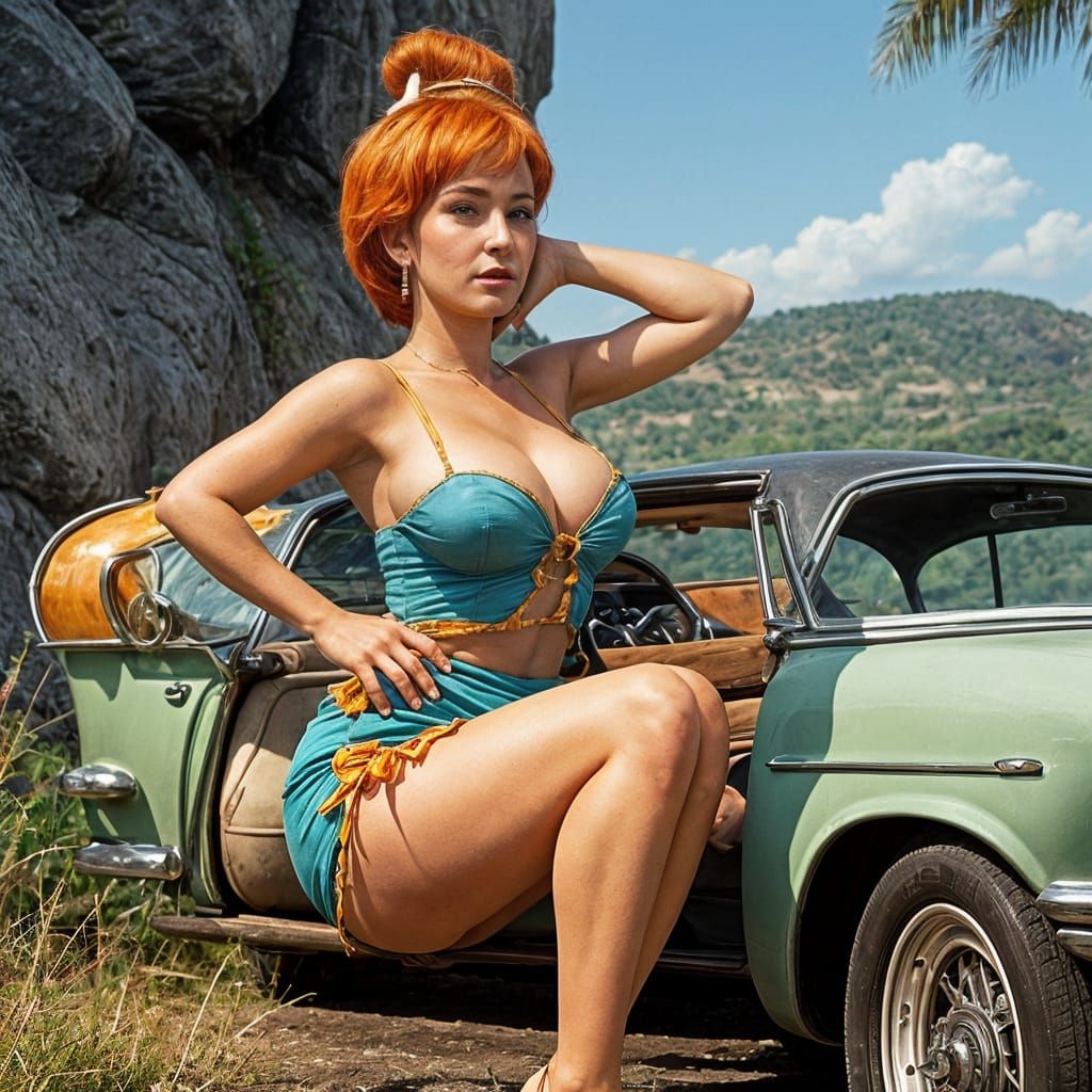 The Attractive and Lovely Wilma Flintstone