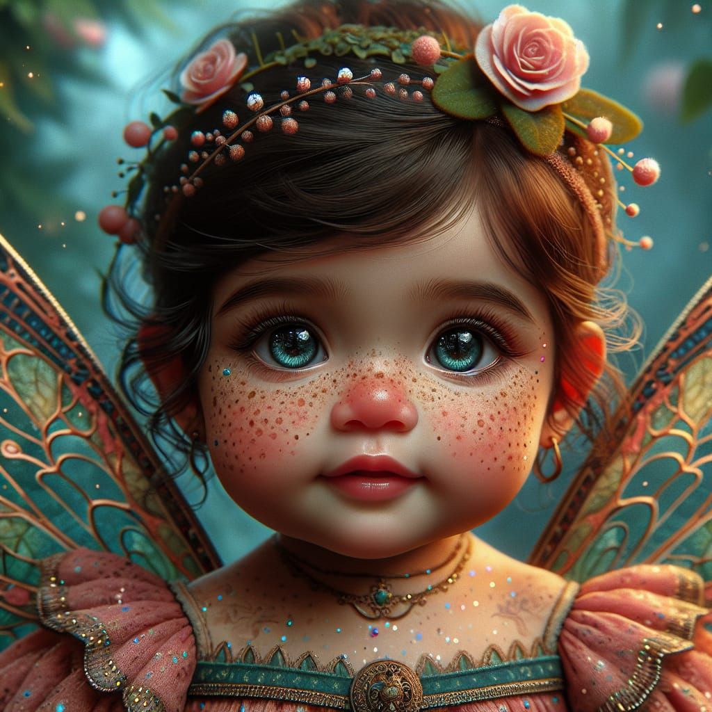 Cute Freckled Fairy