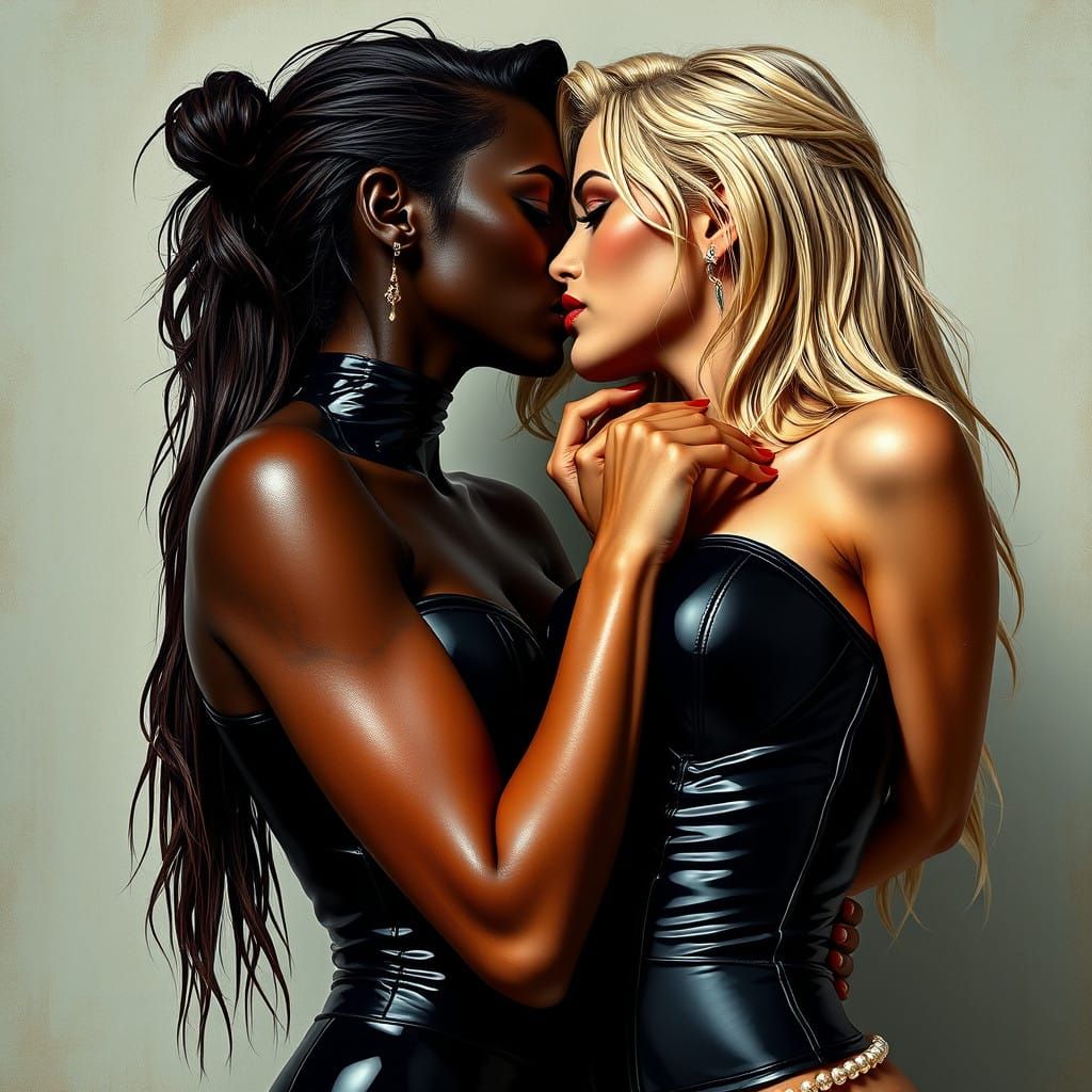 Bold Futuristic Goddesses in Latex Kiss