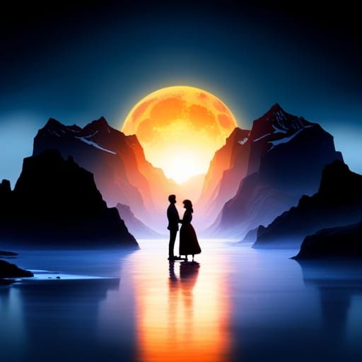 Romantic Landscape Painting in 8k Resolution