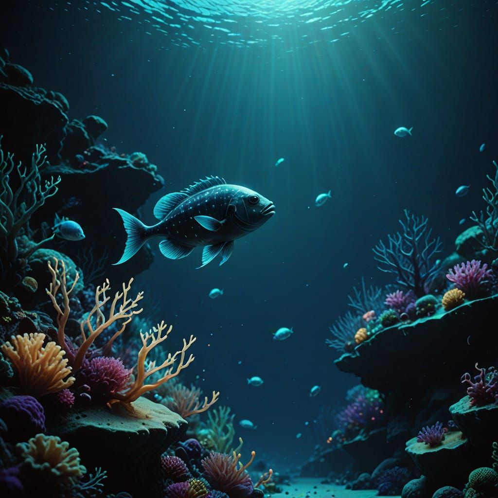 Deep-Sea Lanternfish Illuminates the Ocean Floor in a Soft, ...