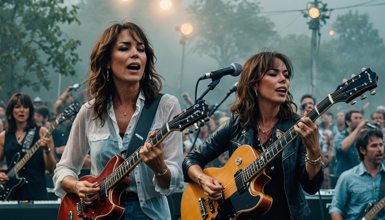Susanna Hoffs Double Exposure Performance