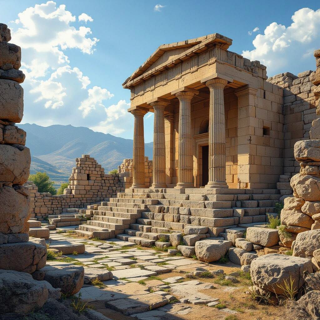 Mycenaean Palaces: Grand Ancient Stone Architecture