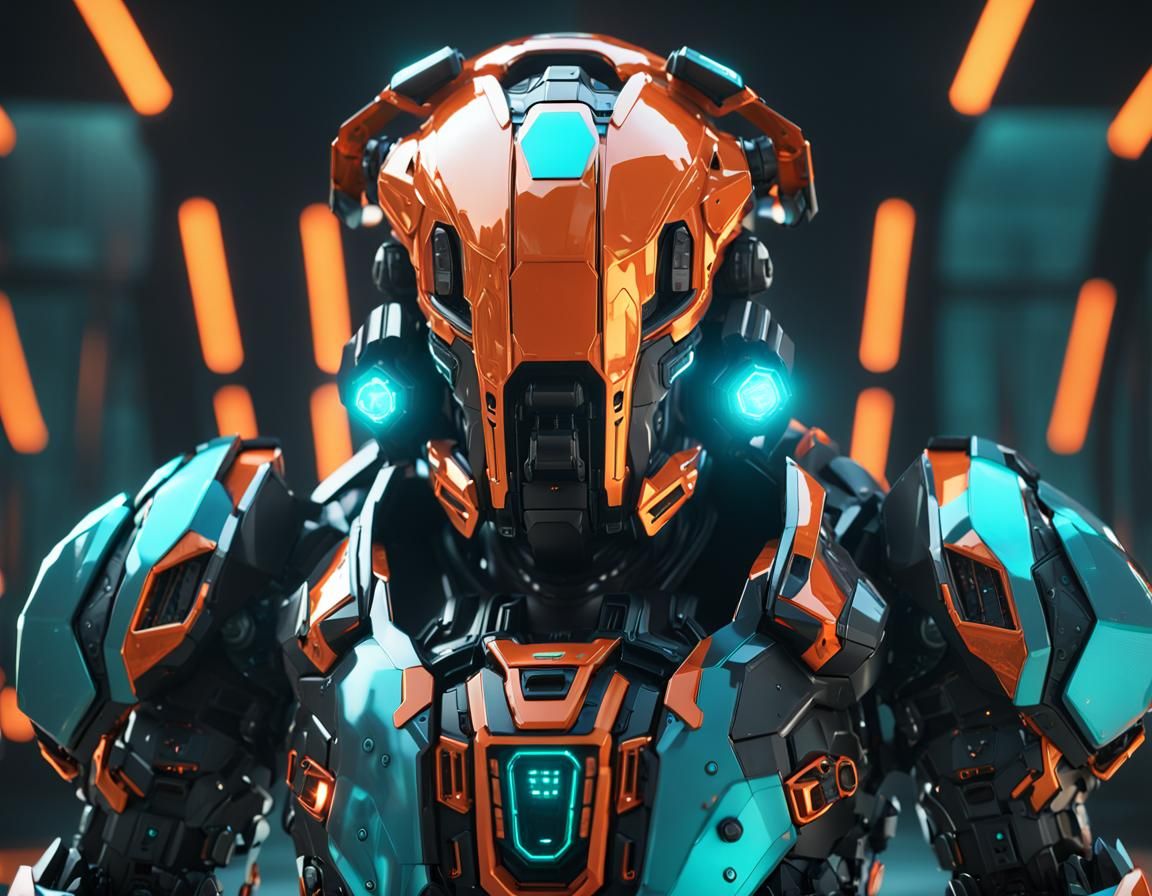 Futuristic Techwear Armor in Sci-Fi Cinematic Style