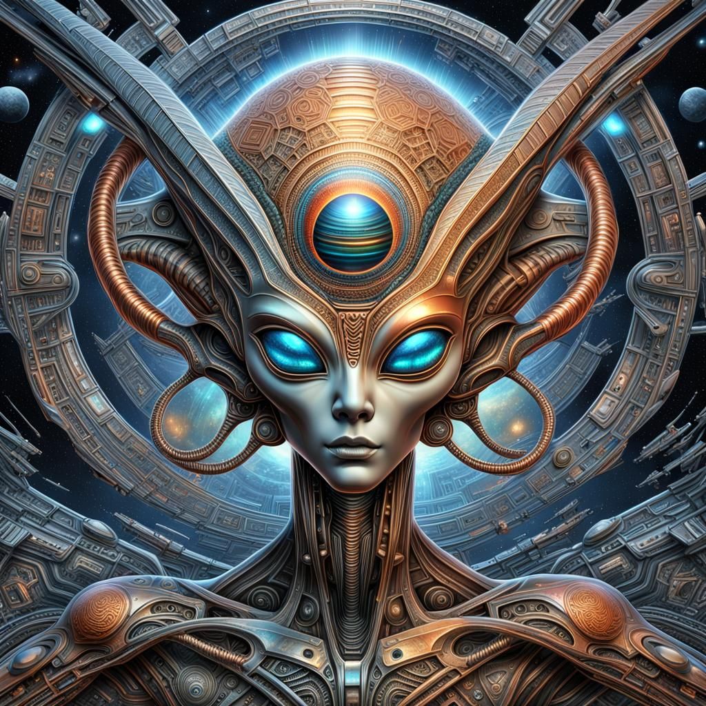 Detailed Alien Artifact: An Incomprehensible Technological M...