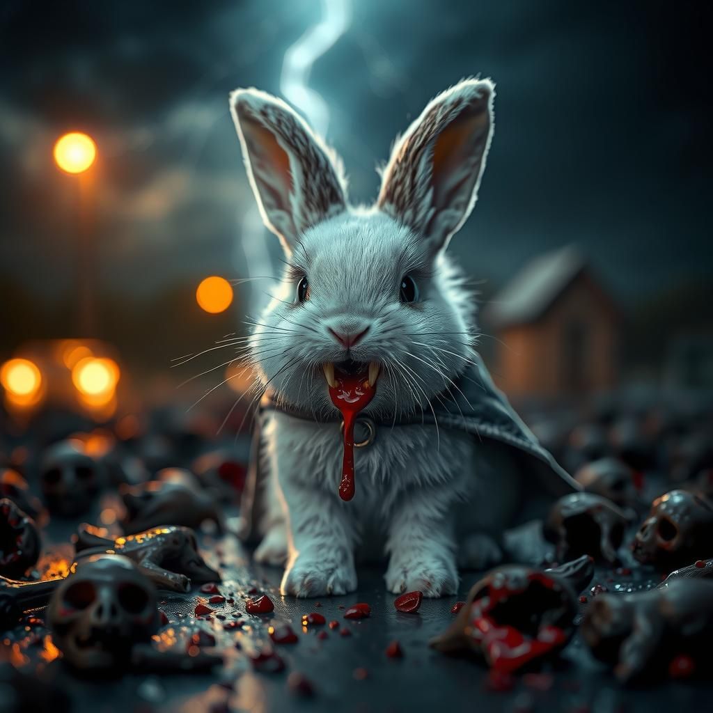 Ickle bunny vampire