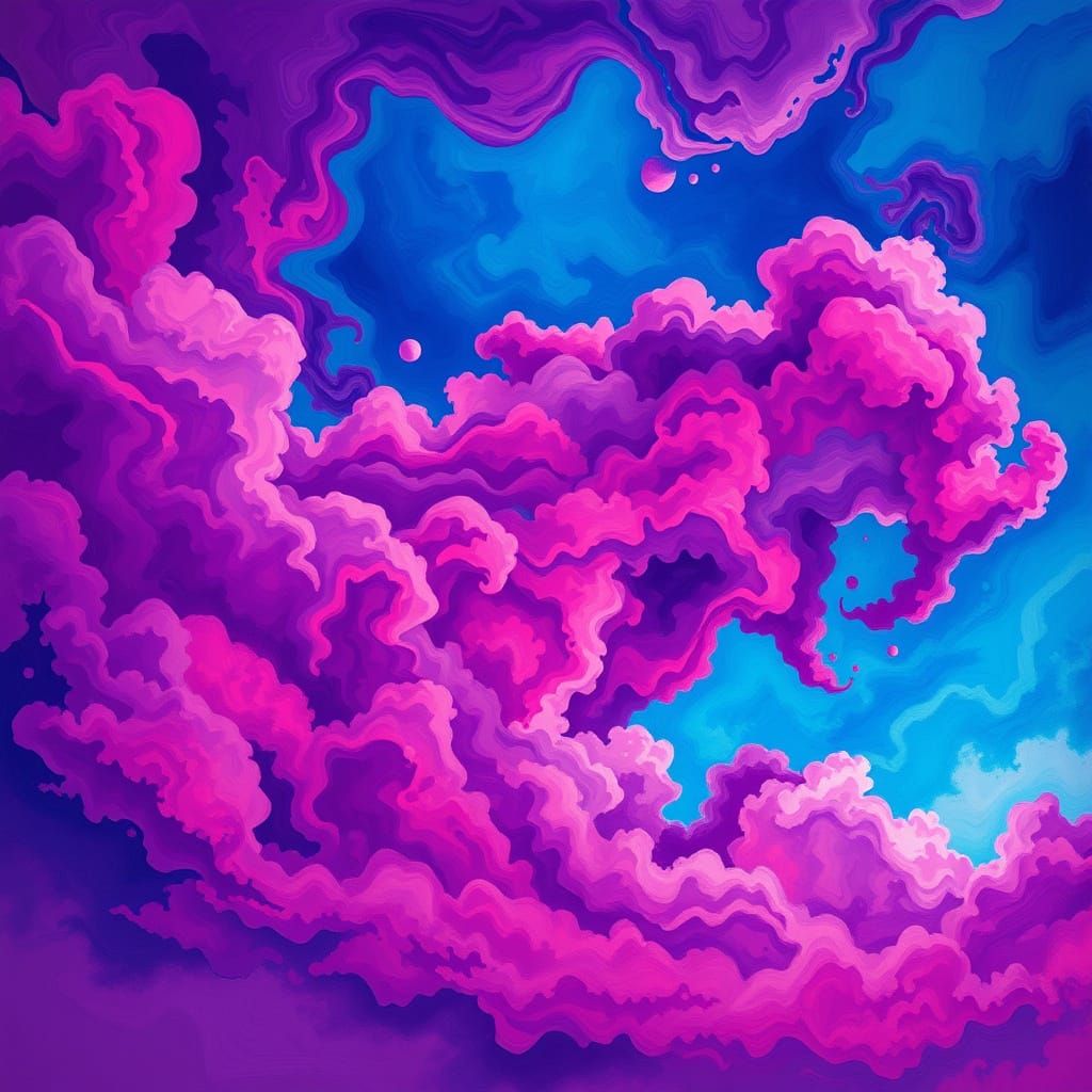 Abstract Landscape in Rothko, Thorp, and Jean Style