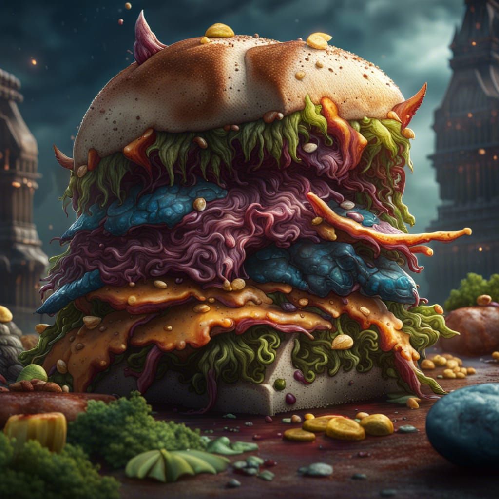 Monster like sandwich