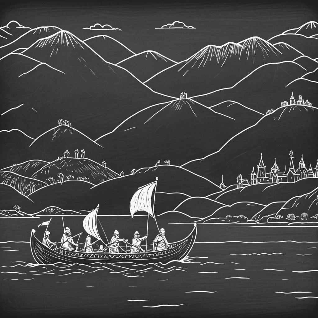 Vikings in a Bireme