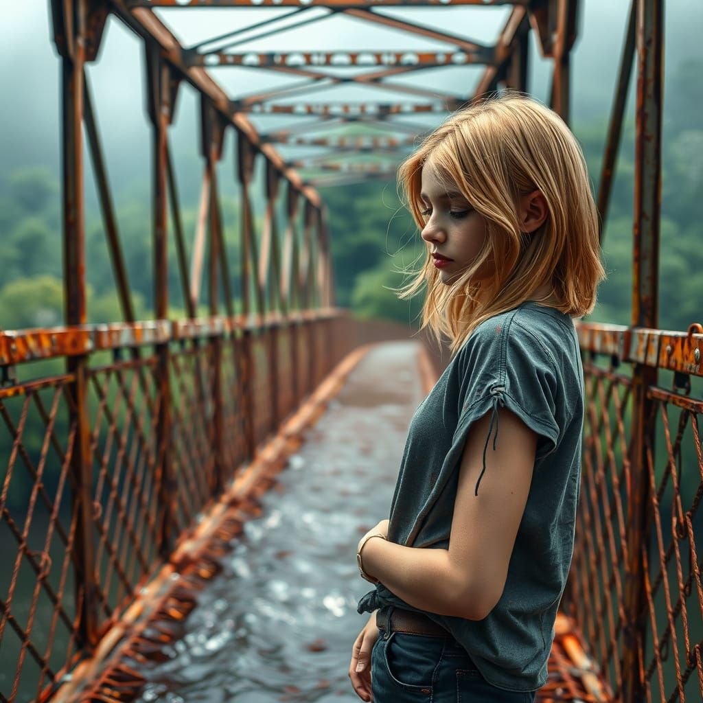 Mysterious Teen Contemplates Life's Mysteries in Dreamlike L...