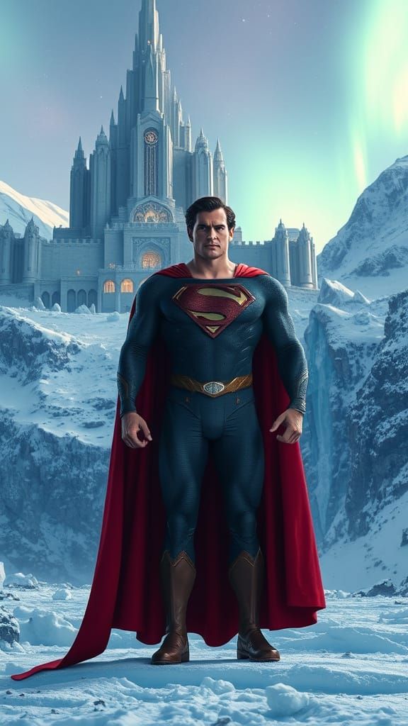 Superman's Fortress of Solitude in Antarctica