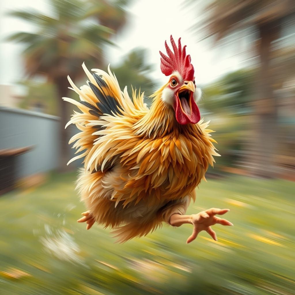 The chicken Zoomies 