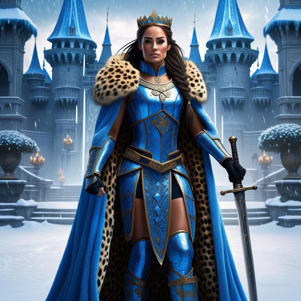 Nikki Bella as Ice Queen in Fantasy Palace