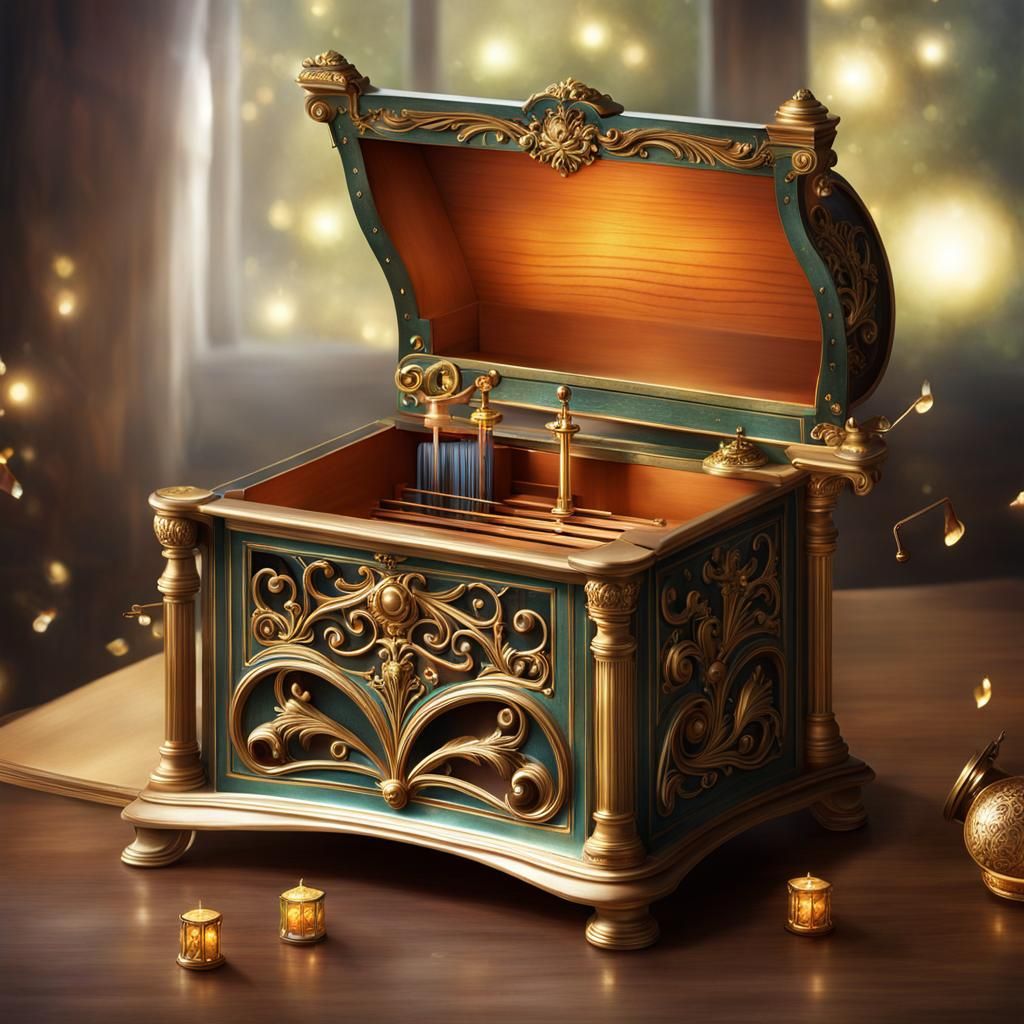 Fairytale Magic Music Box in Hyperrealism