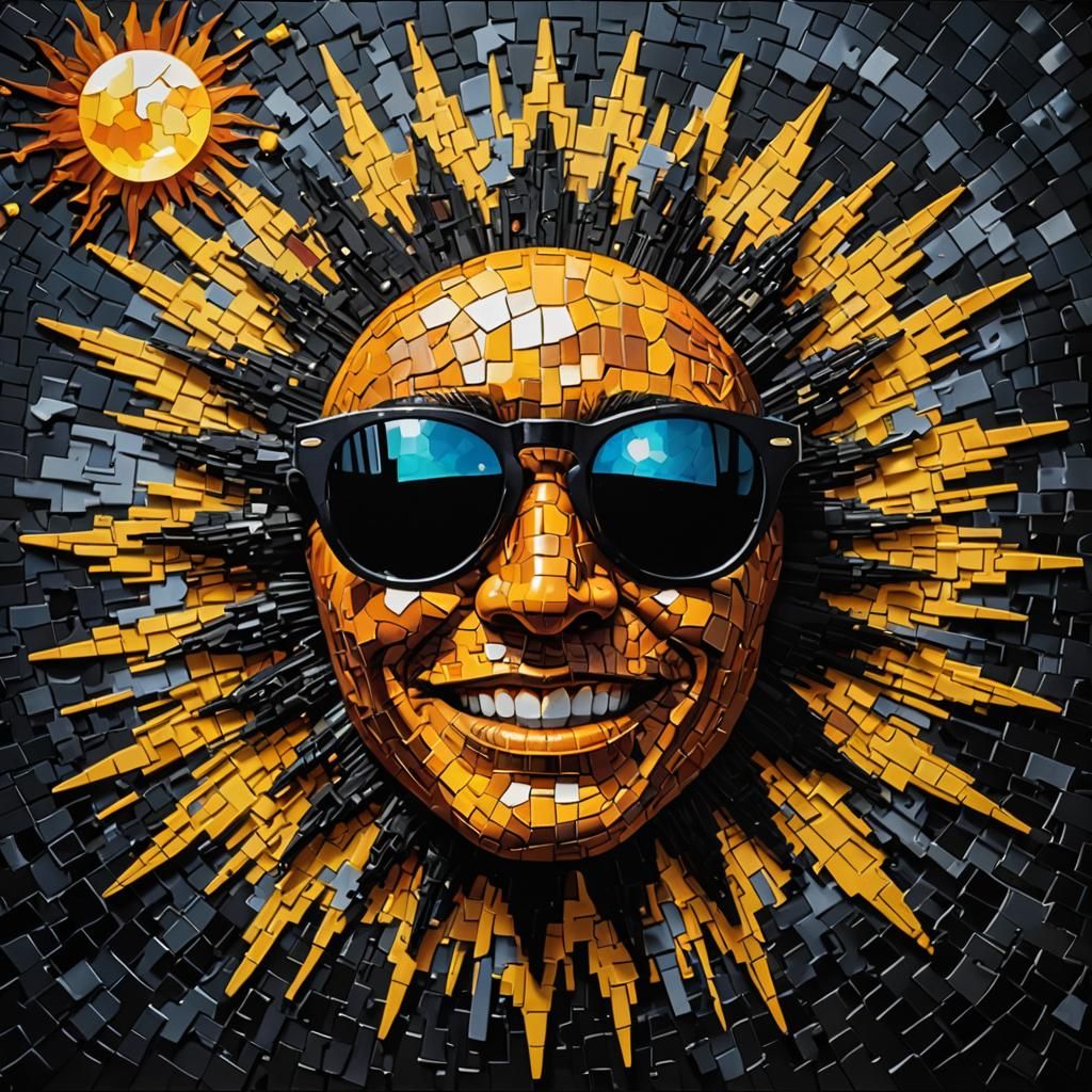 Sun glasses for sun shine
