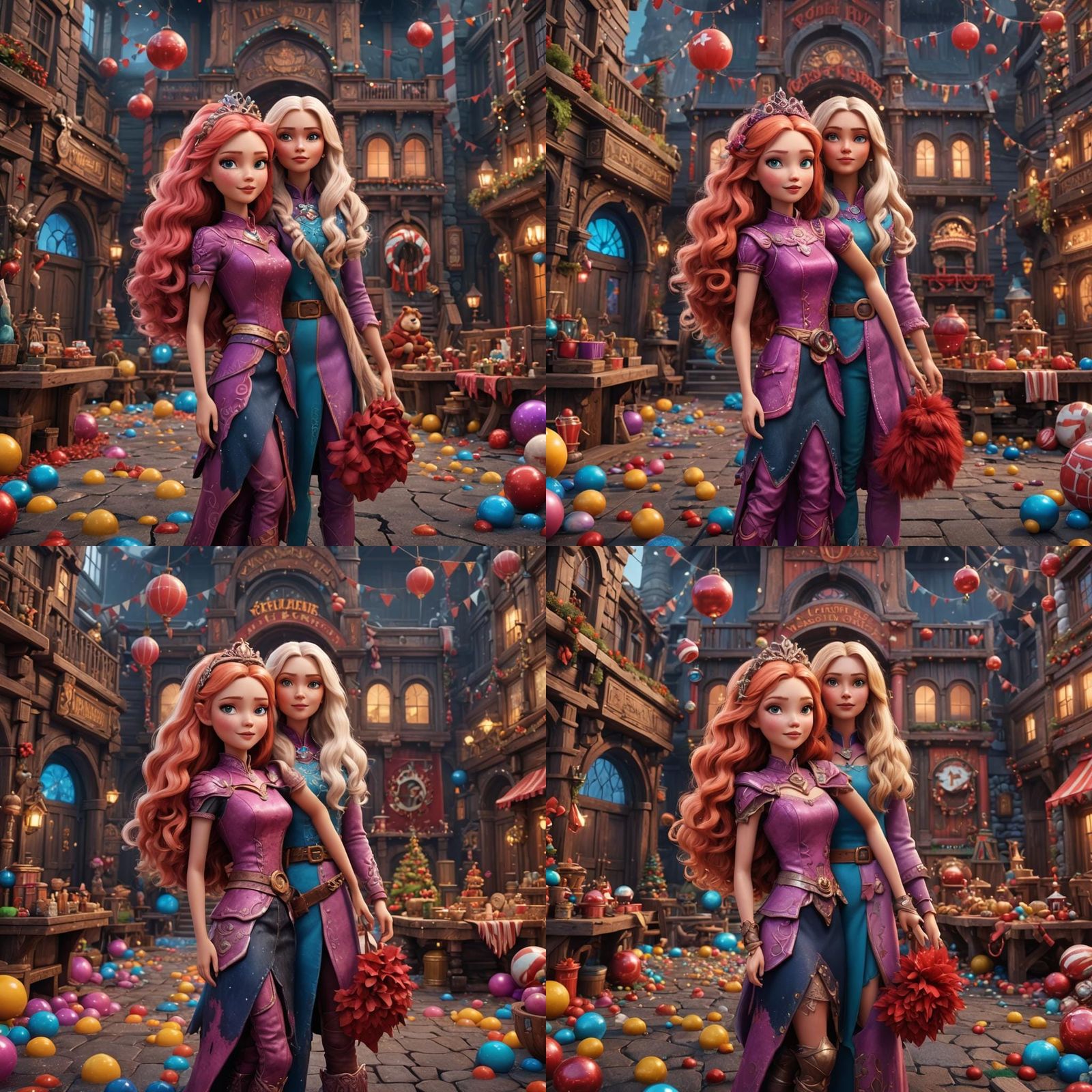 North Pole: Alaska and Canada, Detailed Matte Painting